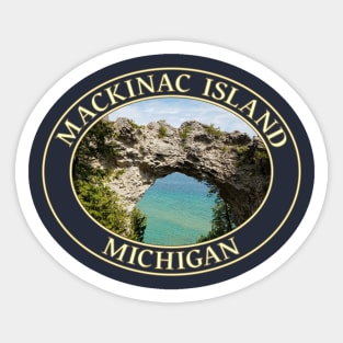 Arch Rock on Mackinac Island, Michigan Sticker